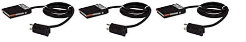 Linemaster T-91-SC3A Treadlite II Foot Switch, Electrical, Single Pedal, Momentary, SPDT Wired N.O, No Guard, Black, 8 ft. Cord with 3 Prong Plug (3-(Pack))
