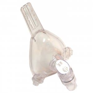 Whisper Soft Full Face Mask Cone with SilentVent Anti-Asphyxia Elbow Medium