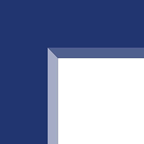 SAA Ready Cut Mount - Saxe Blue - To fit A5 Artwork - Cream Core