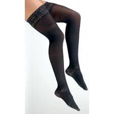 Activa Class2 compression stockings thigh length,closed toe,CHOOSE SIZE&COLOUR … (large, black)