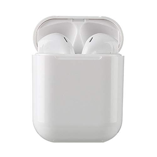 i15 Wireless Bluetooth Earbuds 5.0, in-Ear Noise Reduction Headphones with Stable Connection TWS Mini Earphones Magnetic Charging Case and Removable Ear Hooks for Workout Compatible with Cell Phones