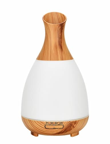 200ml Essential Oil Diffuser, Aroma Essential Oil Cool Mist Humidifier with 7 Color Light for Office Home Bedroom Study Yoga Spa