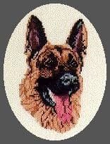 German Shepherd Dog II Counted Cross Stitch Kit