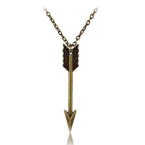 Bronze Arrow Necklace 24 Inch
