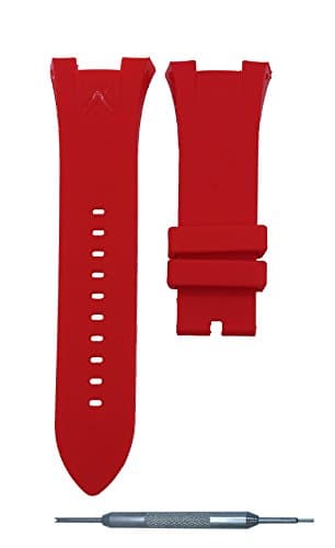 31mm Watch Band Strap For Ar. Exchange AX1040 | Gift Tool (red)