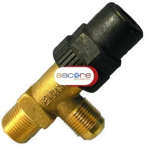 CASTEL 6110/44 1/2" Threaded Cap Angled Step Valve | Castel