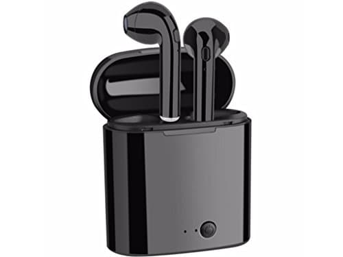 Bluetooth-Earbud-Headset-Wireless-Earphone-Headphone-for-Samsung-S8-iPhone-X-8-7 (Black)