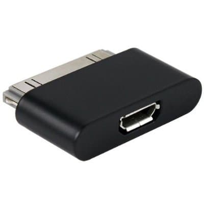 neXplug Ultra Small Micro USB to Apple Adapter - Female Micro USB to Male Apple 30-pin Connector