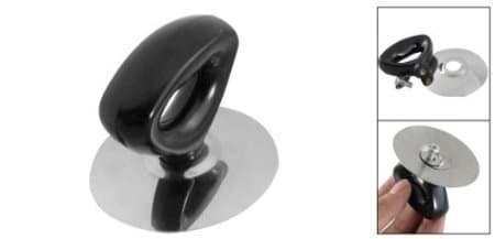 Melzon Cookware Universal Kitchen Replacement Pot Lid Cover Knob Handle - Black/Triangle (2 Pack)