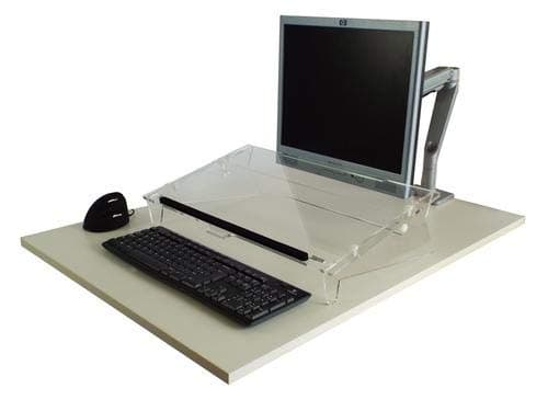 Ergonomic Cafe Copy Holder and Writing Slope Soft doc. Shelf. In-Line., COPYWRITER (Soft doc. Shelf. In-Line. Removable rigid shelf)