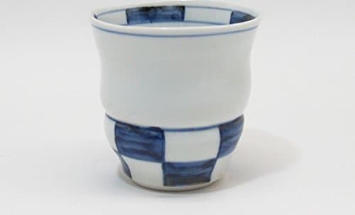 Saikai Touki Pottery Blue and White Japanese traiditional pattern Light mini cup from Japan 62020