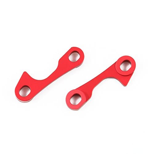 GDS RACING Alloy Front Gear Box Angle Plate Set Red For Team Losi 5ive-T