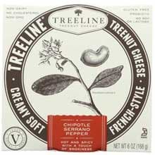 Tree Line Chipotle Serrano Pepper Treenut Cheese, 6 Ounce -- 6 per case.