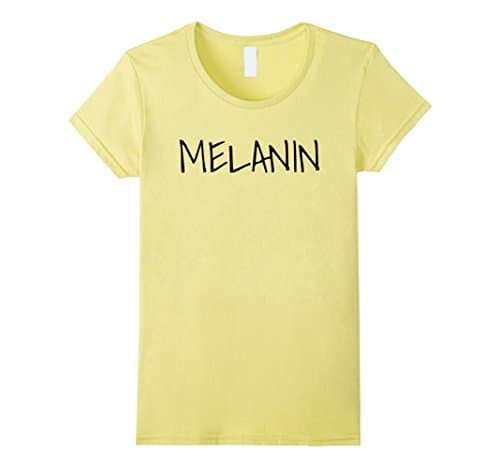 Women's Melanin T-Shirt Medium Lemon