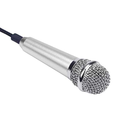 Electrobot Mini Condenser Microphone with 3.5mm Plug Universal Conector Mobile Phone and Mic Stand