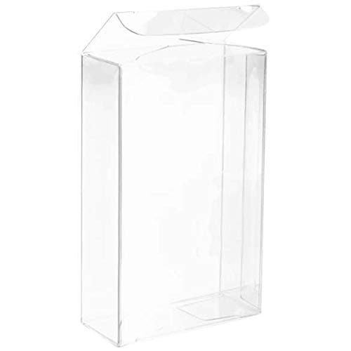 Clear Gift Box 2 1/4 x 1 x 3 11/16 - Food Safe - 50 Count