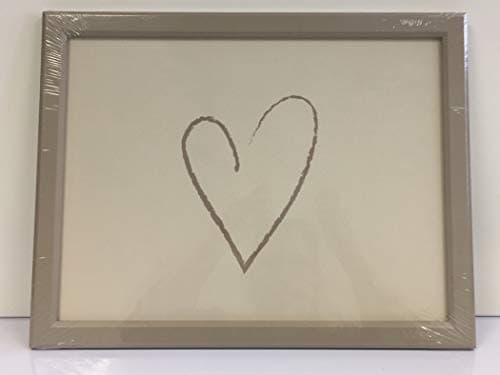 Neutral Heart Scribble Collection Cushioned Bean Bag Lap Dinner Laptop Food TV Tray