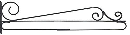 Custom Decor Decorative Standard/Large Flag Wall/Post Bracket - Wrought Iron