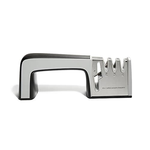 Knife and Scissor Sharpener4 in 1, Professional Kitchen Sharpener, Safe and Easy to Use