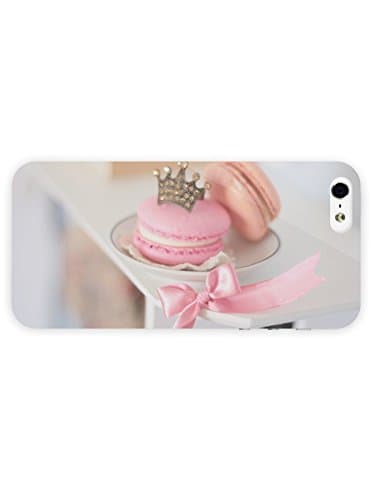 3d Full Wrap Case for iPhone 5/5s Food And Drink Mood Cookies Pink Crown