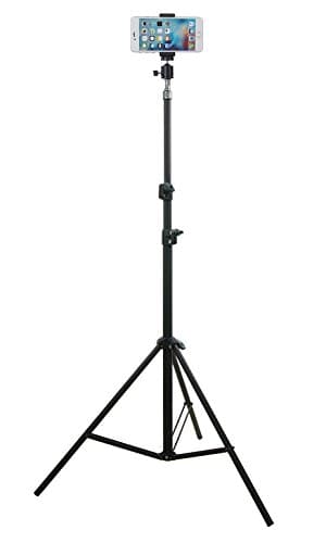 2m / 6.6ft Photography Studio Light Tripod Stand Mount Holder for iPhone 6s,6s plus