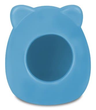 Mable Ruth Cute Hamster Hideout Nest – Tiny Critter House For Gerbils, Mice And Other Small Animals – Safe Ceramic Mini Pet Home And Bath (Pink)