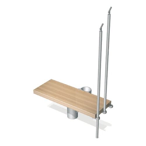 Kompact 35 in. Grey Modular Staircase Add Riser