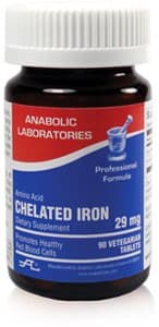 Anabolic Laboratories Iron Chelate, 29 Mg, 90 Tabs