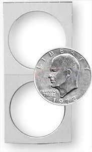 500 Count 2X2 Premium Cardboard Coin Holders (Mixed)- Custom Order or 100 Dollar, 100 Half Dollar, 100 Small Dollar, 100 Quarter &amp; 100 Nickel Holders.