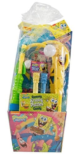Spongebob Squarepants Candy and Toy Filled Deluxe Easter Basket