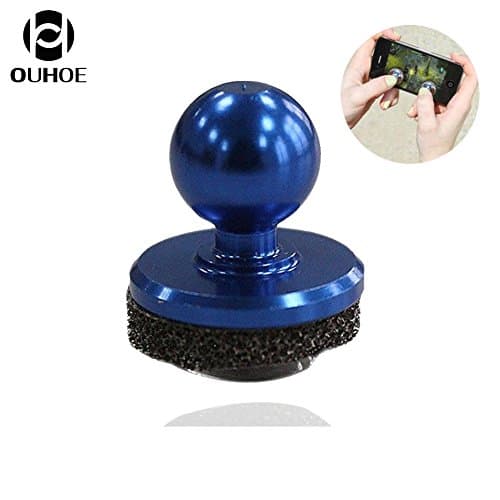 OUHOE Surprised Screen Touch Mobile Game Fling Mini Joystick Supported for Any System Phone and Pc（Blue）