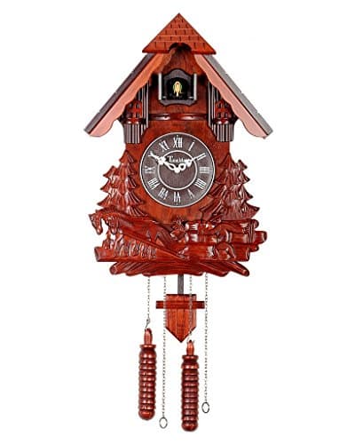 TimeMate Rylai Handcrafted Wood Cuckoo Clock