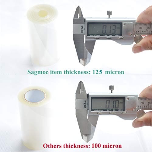 Cake Collar Acetate Sheet Thickened - Sagmoc Transparent Cake Roll Mousse Cake Acetate Sheets for Chocolate Mousse Baking, Cake Decorating 125 Micron (4 x 394inch)