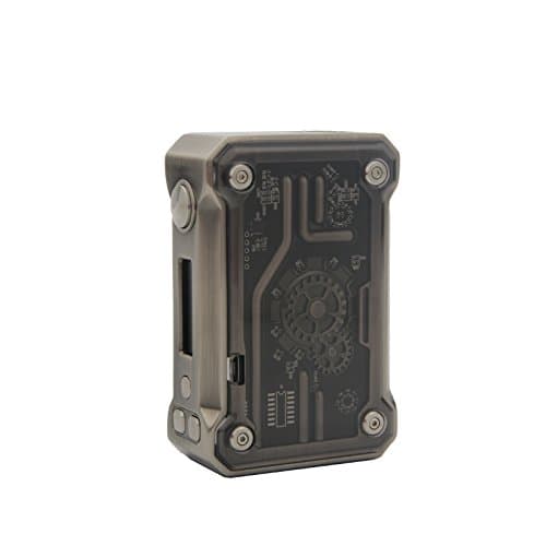 Tesla Punk 220W TC Box MOD Max 220W Output VW/TC/TCR Box Mod Suit Tesla H8 Tank No Dual 18650 Battery Punk Style Mod - Antique Brass