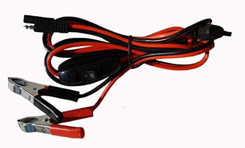 Alligator Clips Quick Disconnect 2 Pin Wire Harness On/Off Switch 16 Gauge Wire 6 Feet Long With Fuse