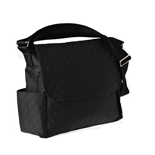 Personalized Canvas Diaper Bag with 8 Pockets and Changing pad Embroidered with Your Name or Text from Various Fonts and Colors