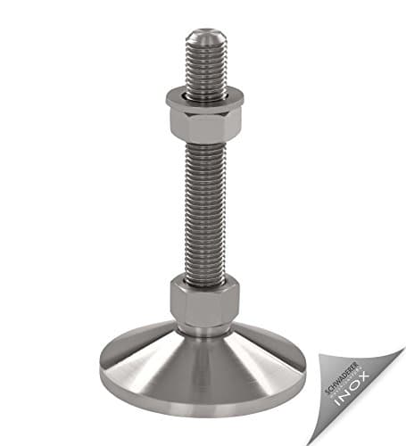 Adjustable Height Machine VME 80, Stainless Steel, Diameter 85 mm