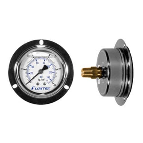 PRG6063-PM 0-150 PSI 1/4 inch MPT Panel Mounted Oil-Filled Pressure Gauge