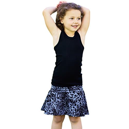 Flare Skirts (8, Grey and Black)