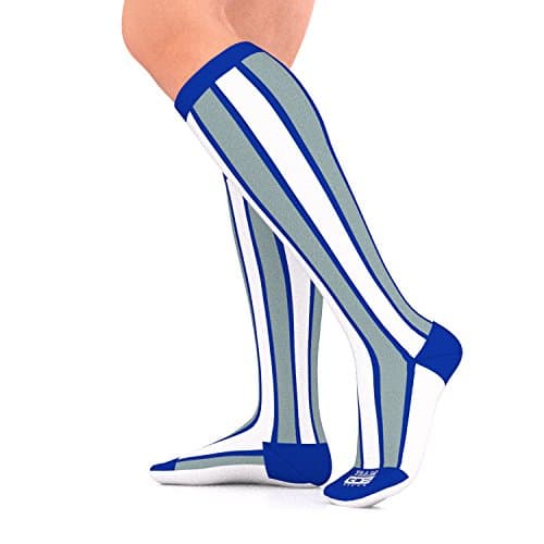Go2 COMPRESSION SOCKS Go2 Team Compression Socks for Men &amp; Women 15-20 mmHg Athletic Running Socks for Nurses Travel Medical Graduated Nursing Compression Stocking Sport Socks