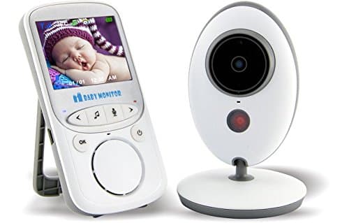 Wireless Infant Digital Video Camera 2 Way Baby Security Audio Night Vision Surveillance Temperature Monitoring Camera 24-Hours Standby VOX Remote Contro Rechargeable Nanny