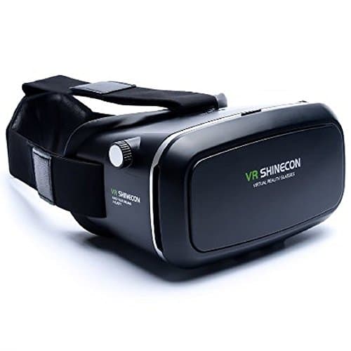 3D BOX VR Glasses Virtual Reality Headset Helmet 3D Dynamic Glasses for 3.5 to 6 inch Smartphone black-Megach