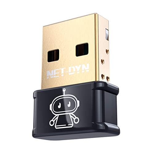 NET-DYN Mini AC1300 USB WiFi Adapter for PC-2.4GHz | 5GHz (600/300Mbps), USB 3.0 Wireless Network Card Internet Dongle with High Gain Antenna, Laptop and Desktop for Windows Vista 0/8.1/8/7/XP | Mac