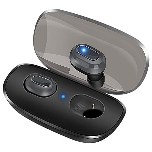 Bluetooth Earbuds,Truly Wireless Stereo Headphone with Charging Base Sweatproof Sports Mini Twins Headset with Mic for Driving and Gym Running