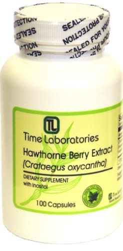 Hawthorne Berry Extract Capsules (100) by Time Laboratories