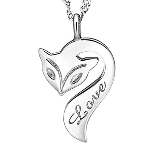 Foxbeauty Sterling Silver Pendant Necklace