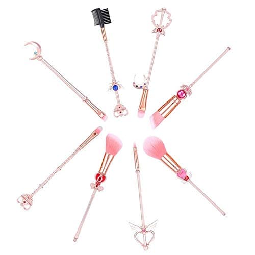 Highjump 8 PCS Eyeshadow Makeup Brush Eye Shadow Brush Set Cute Cosmetic Tools