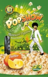 POP SHOW Corn Microwave popcorn butter flavour (80g)