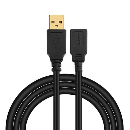 15FT USB 3.0 Extension Cable, zdtop USB 3.0 High Speed Extender Cord Type A Male to A Female for Playstation, Xbox,Oculus VR, USB Flash Drive, Card Reader, Hard Drive,Keyboard, Printer, Scanner