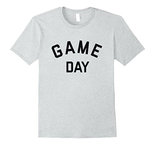 Mens Game Day Tee Shirt Medium Heather Grey